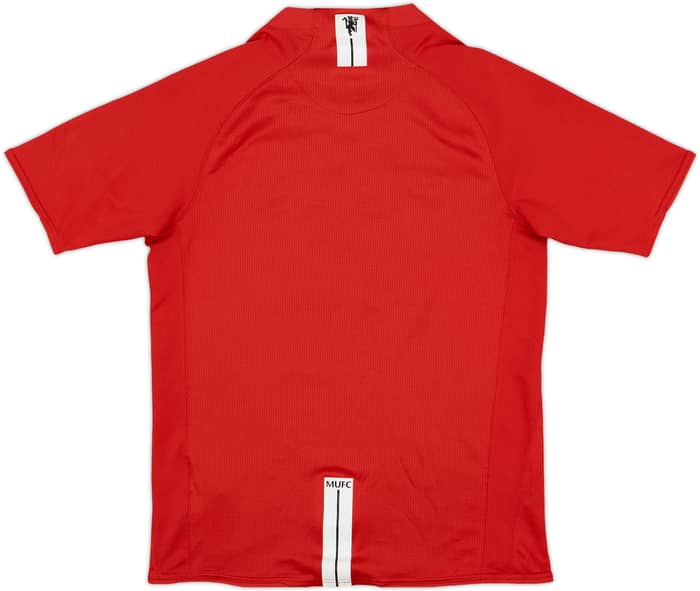 2007-09 Manchester United Home Shirt - 7/10 - (XL.Boys)