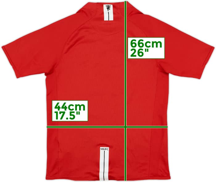 2007-09 Manchester United Home Shirt - 7/10 - (XL.Boys)