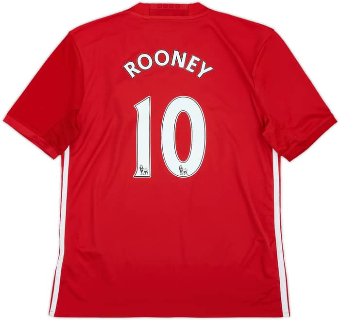 2016-17 Manchester United Home Shirt Rooney #10 - 6/10 - (L.Boys)
