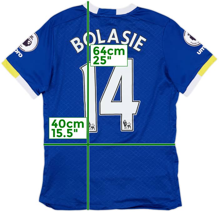 2019-20 Everton Home Shirt Bolasie #14 - 5/10 - (L.Boys)