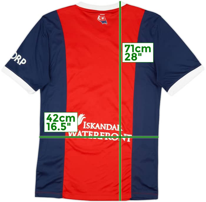 2015-16 Johor Darul Ta'Zim Home Shirt - 9/10 - (S)