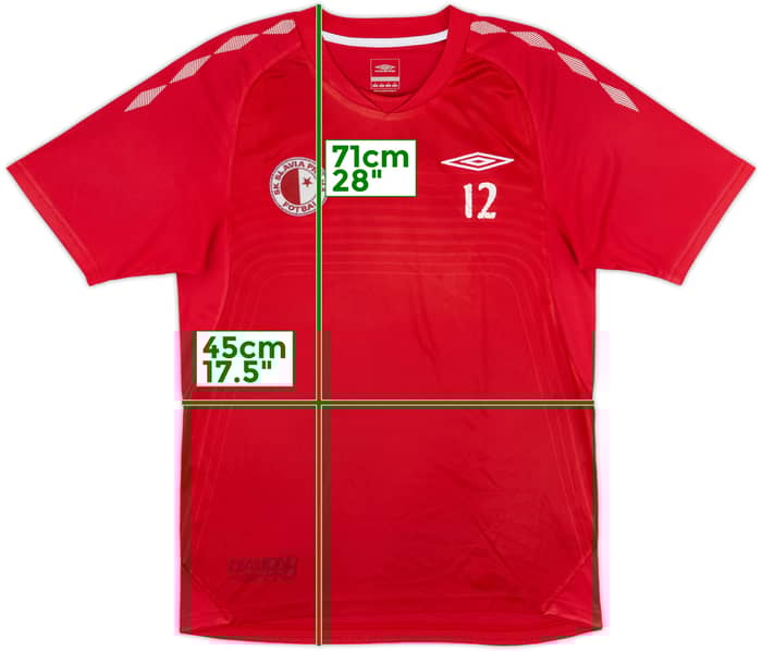 2008-09 Slavia Prague Umbro Player Issue Training Shirt #12 - 6/10 - (S)
