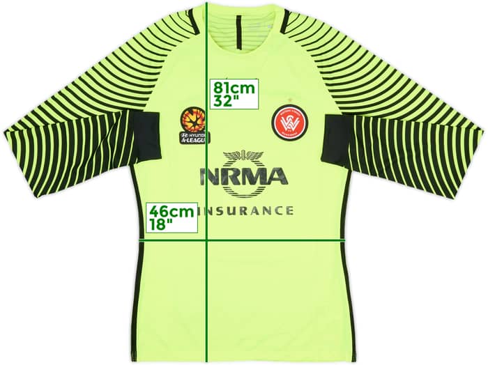 2016-17 Western Sydney Wanderers GK Shirt - 5/10 - (M)