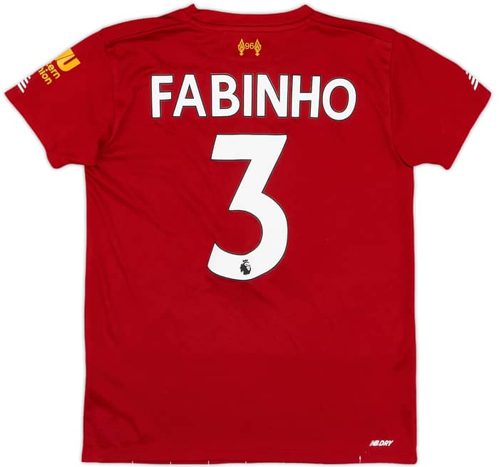 2019-20 Liverpool Home Shirt Fabinho #3 - 9/10 - (S.Boys)