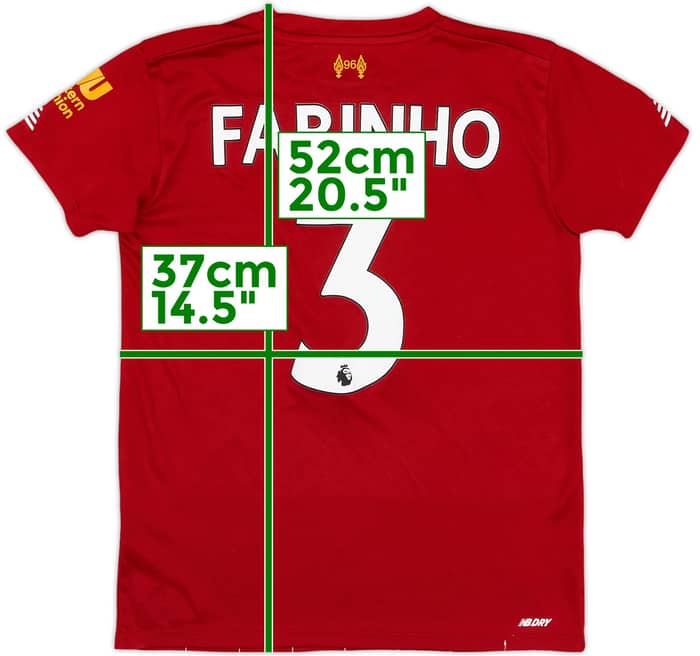 2019-20 Liverpool Home Shirt Fabinho #3 - 9/10 - (S.Boys)
