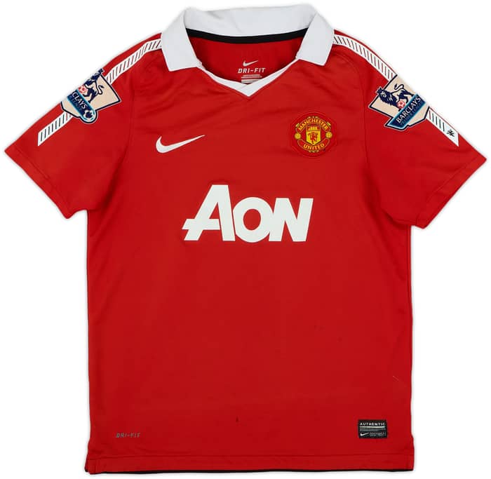 2010-11 Manchester United Home Shirt - 7/10 - (M.Boys)