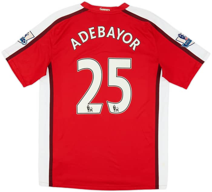 2008-10 Arsenal Home Shirt Adebayor #25 - 6/10 - (M)