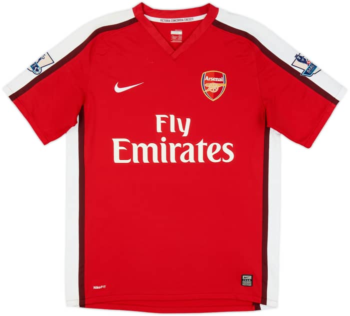 2008-10 Arsenal Home Shirt Adebayor #25 - 6/10 - (M)