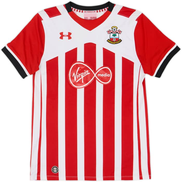 2016-17 Southampton Home Shirt Virgil #17 - 6/10 - (XL.Boys)