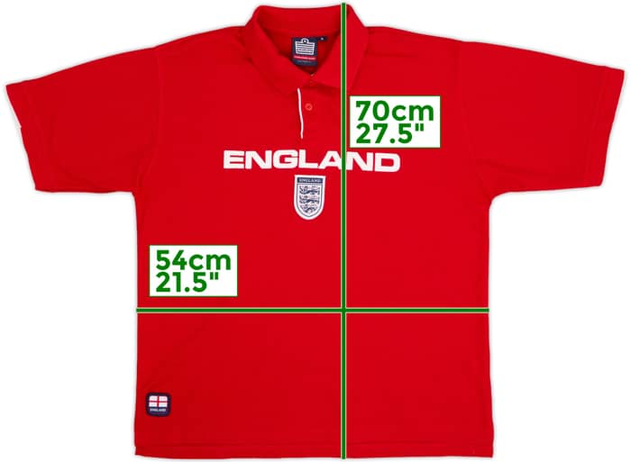 2000s England Admiral Polo Shirt - 8/10 - (S)