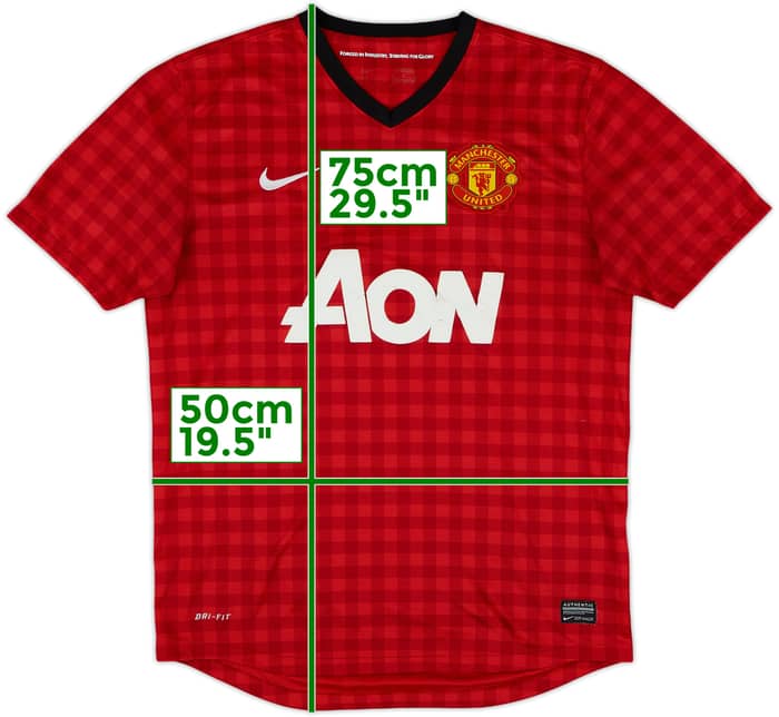 2012-13 Manchester United Home Shirt - 4/10 - (M)