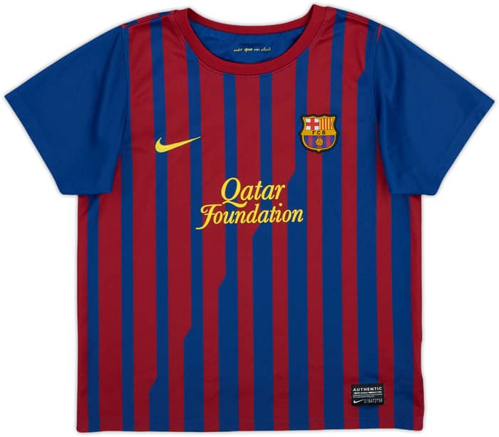 2011-12 Barcelona Home Shirt - 6/10 - (5-6 Years)