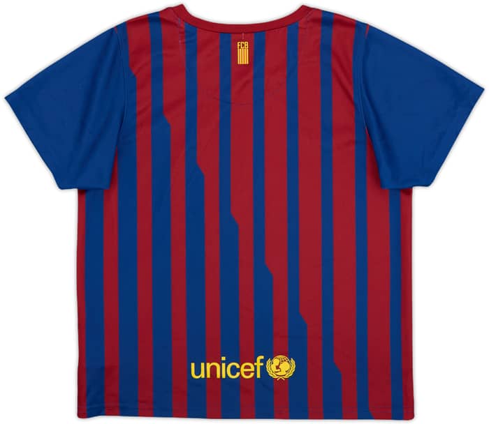 2011-12 Barcelona Home Shirt - 6/10 - (5-6 Years)
