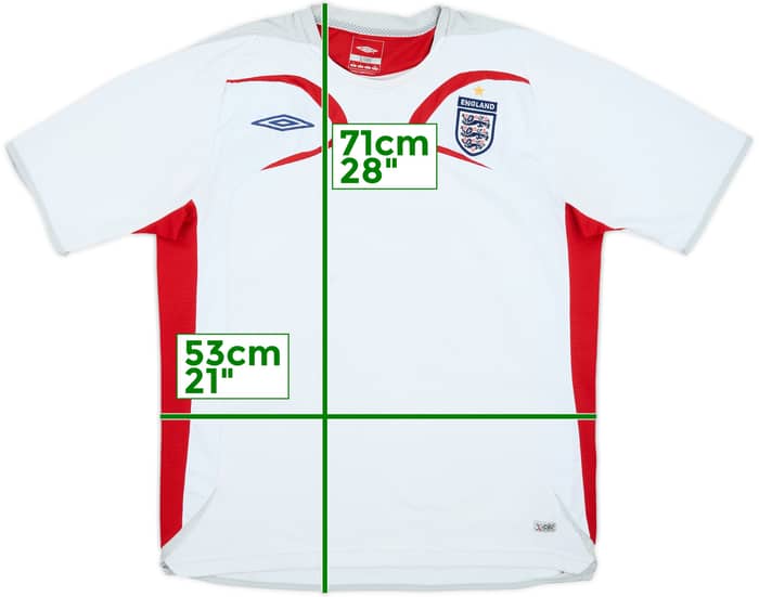 2005-06 England Umbro Training Shirt - 6/10 - (L)