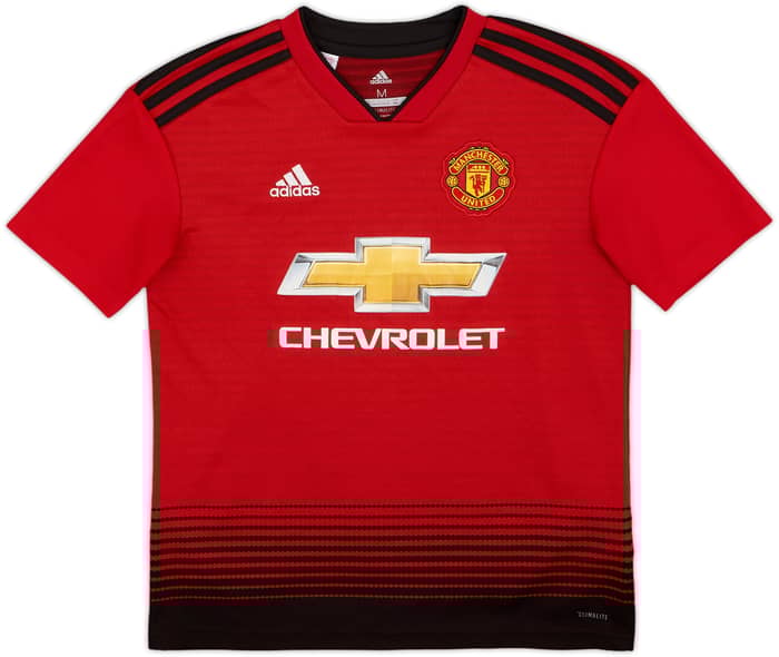 2018-19 Manchester United Home Shirt - 8/10 - (M.Boys)