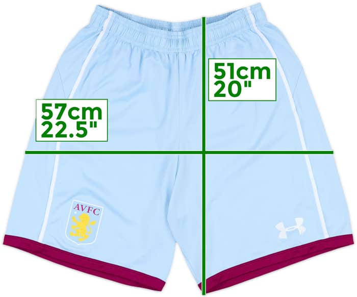 2016-17 Aston Villa Away Shorts - 4/10 - (S)