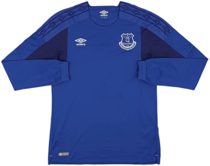 2017-18 Everton Home Shirt Baines #3 - 9/10 - (L)