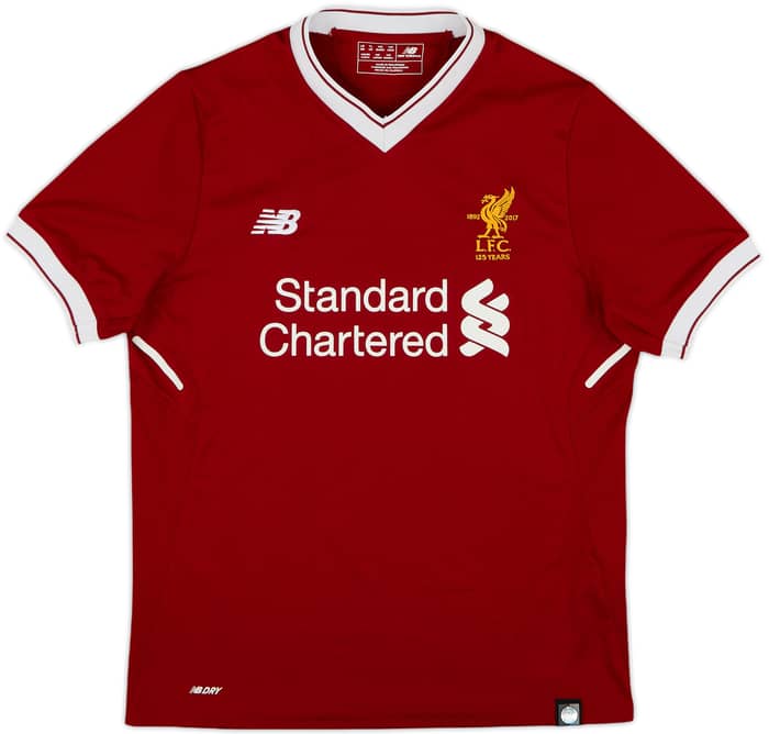 2017-18 Liverpool 125 Years Home Shirt - 9/10 - (L.Boys)