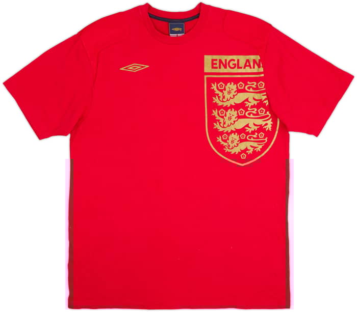 2005-06 England Umbro Graphic Tee - 8/10 - (L)