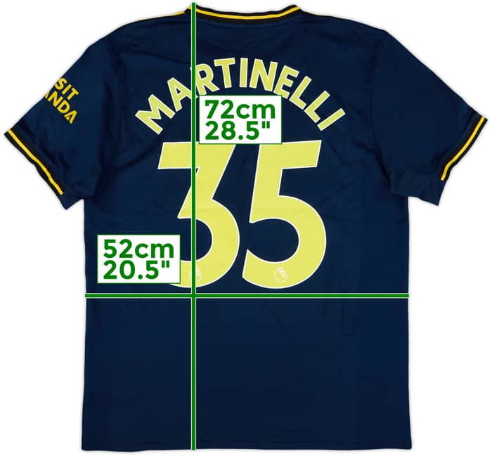 2019-20 Arsenal Third Shirt Martinelli #35 - 8/10 - (M)