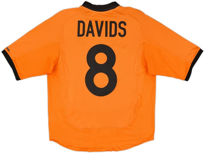 2000-02 Netherlands Home Shirt Davids #8 - 8/10 - (M)