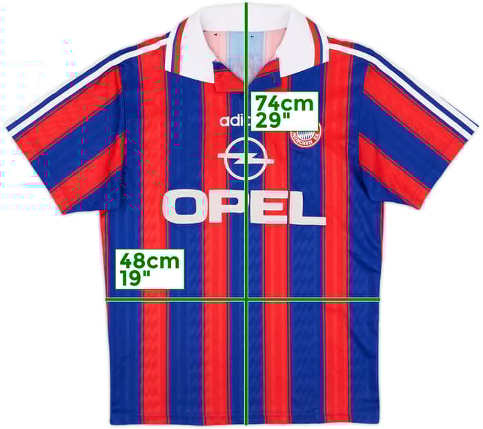 1995-97 Bayern Munich Home Shirt #18 - 6/10 - (S)