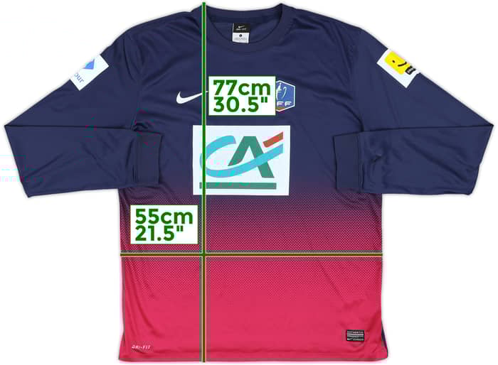 2013-14 Coupe de France GK Shirt #1 - 8/10 - (L)