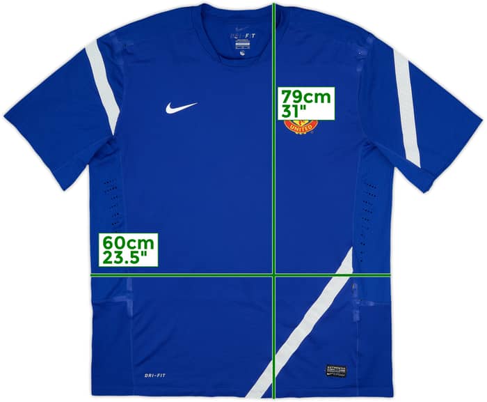 2011-12 Manchester United Player Issue Nike Training Shirt - 6/10 - (XL)