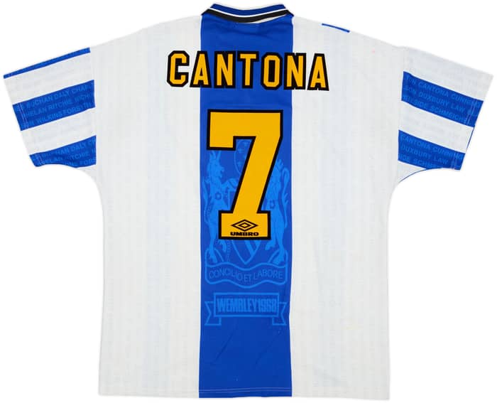 1994-96 Manchester United Third Shirt Cantona #7 - 6/10 - (XL)