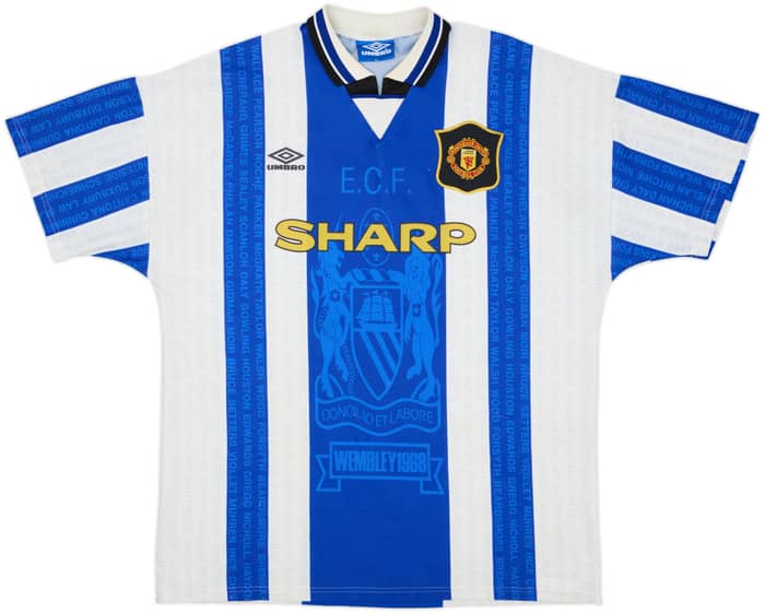 1994-96 Manchester United Third Shirt Cantona #7 - 6/10 - (XL)