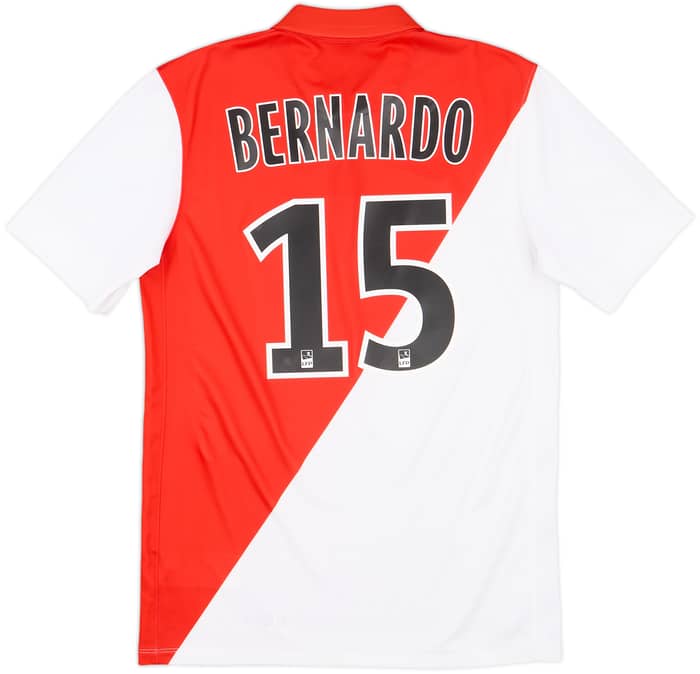 2014-15 Monaco Home Shirt Bernardo #15 - 8/10 - (S)