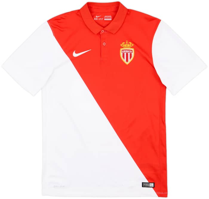 2014-15 Monaco Home Shirt Bernardo #15 - 8/10 - (S)
