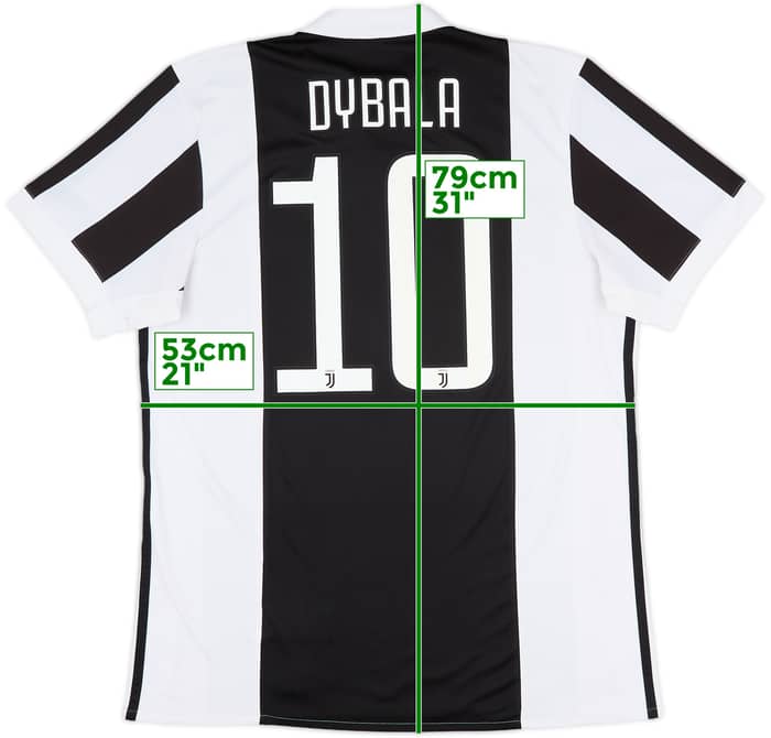 2017-18 Juventus Home Shirt Dybala #10 - 6/10 - (L)