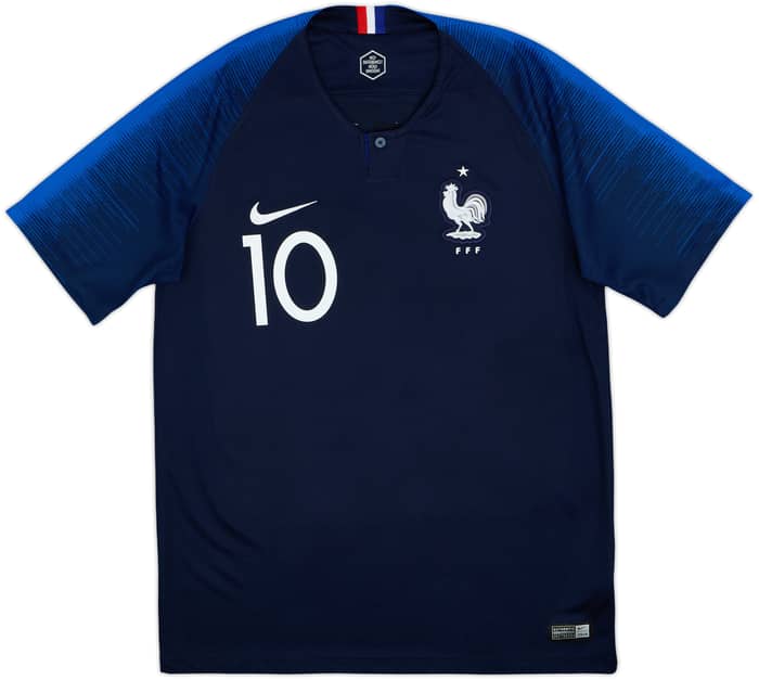 2018 France Home Shirt Mbappe #10 - 9/10 - (M)