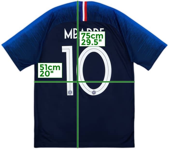 2018 France Home Shirt Mbappe #10 - 9/10 - (M)