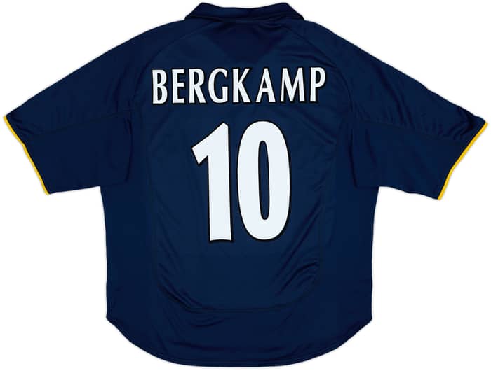 2000-02 Arsenal European Shirt Bergkamp #10 - 9/10 - (L)