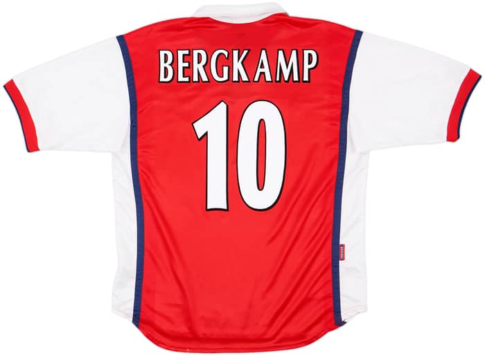 1998-99 Arsenal Home Shirt Bergkamp #10 - 8/10 - (L)