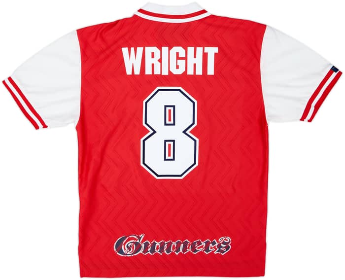 1996-98 Arsenal Home Shirt Wright #8 - 6/10 - (L)