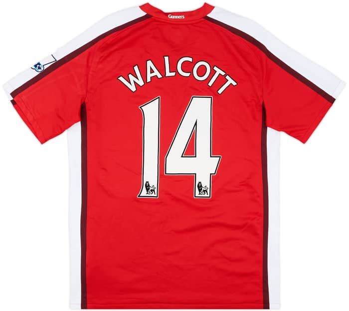 2008-10 Arsenal Home Shirt Walcott #14 - 9/10 - (M)