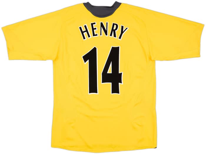 2005-06 Arsenal Away Shirt Henry #14 - 10/10 - (L)