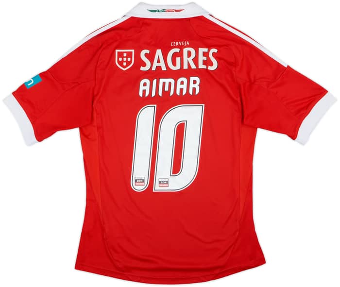 2012-13 Benfica Home Shirt Aimar #10 - 8/10 - (S)