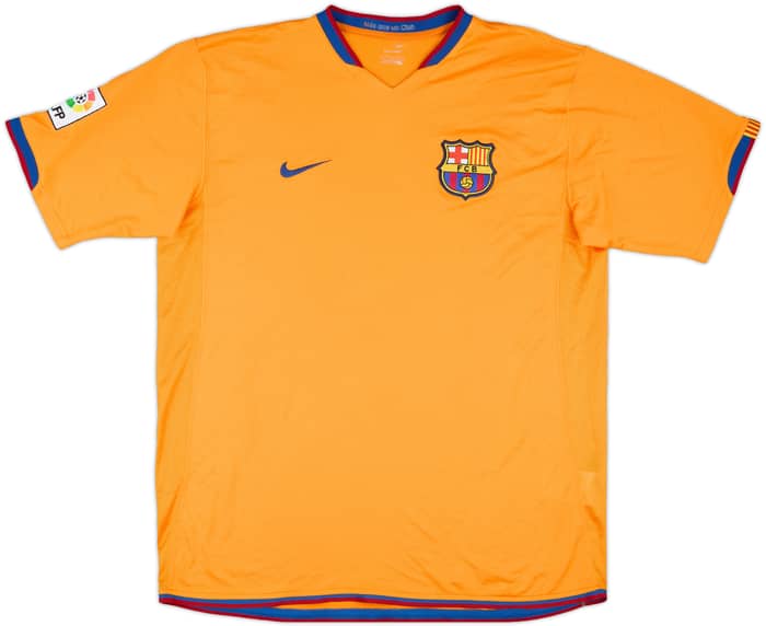 2006-08 Barcelona Away Shirt Ronaldinho #10 - 9/10 - (L)