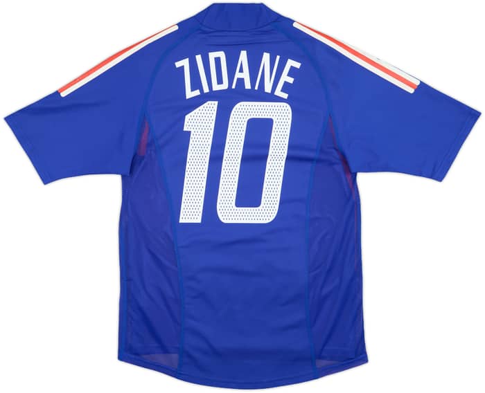 2002-04 France Player Issue Home Shirt Zidane #10 - 8/10 - (S)