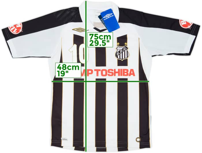 2007 Santos Away Shirt #10 (M)