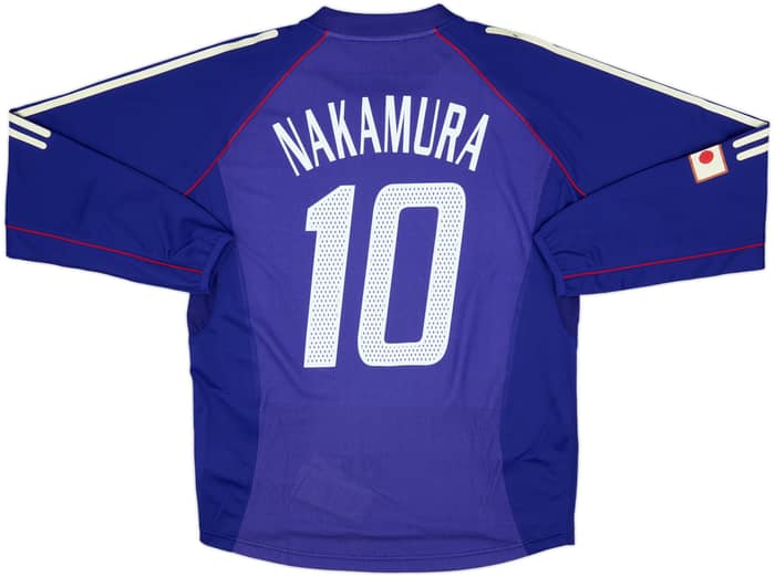 2002-04 Japan Home L/S Shirt Nakamura #10 (M)