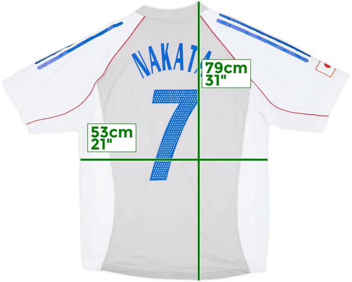 2002-04 Japan Player Issue Away Shirt Nakata #7 - 8/10 - (L)
