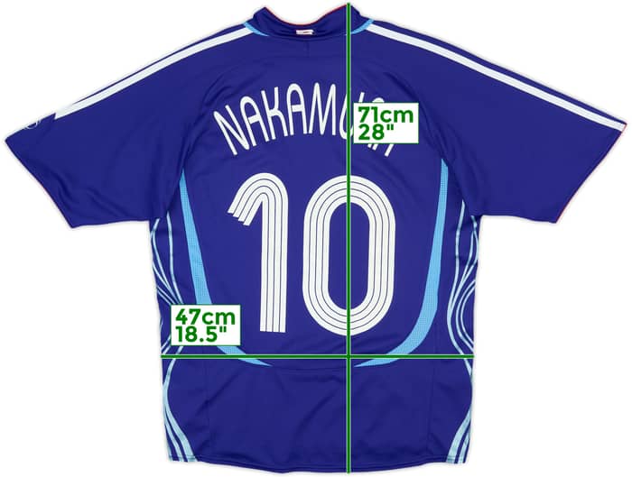 2006-08 Japan Home Shirt Nakamura #10 - 7/10 - (XS)
