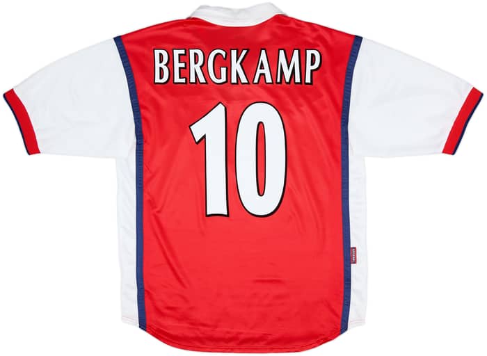 1998-99 Arsenal Home Shirt Bergkamp #10 - 9/10 - (M)