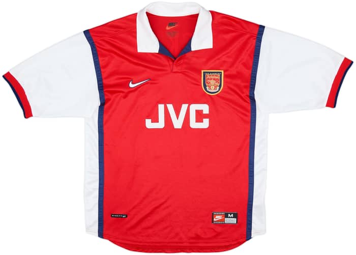 1998-99 Arsenal Home Shirt Bergkamp #10 - 9/10 - (M)