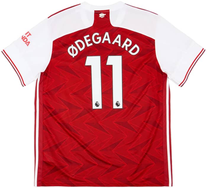 2020-21 Arsenal Home Shirt Odegaard #11 - 10/10 - (XL)